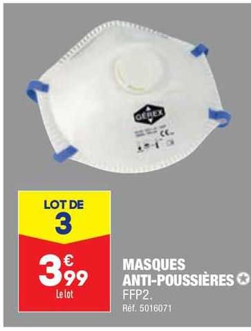 Masques Anti-poussières
