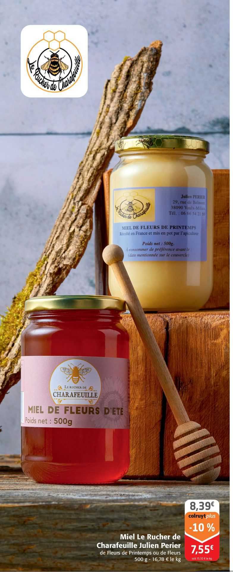 miel le rucher de charafeuille julien perier