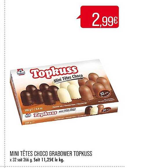 Mini Têtes Choco Grabower Topkuss