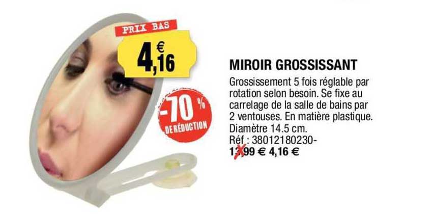 miroir grossissant