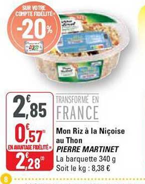 mon riz à la niçoise au thon pierre martinet