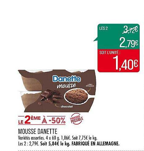 Mousse Danette