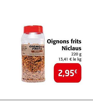 oignons frits niclaus