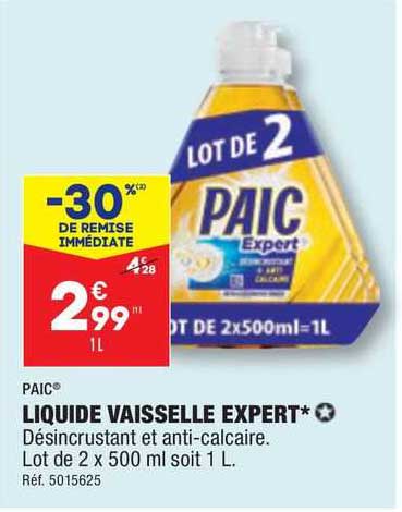Paic Liquide Vaisselle Expert