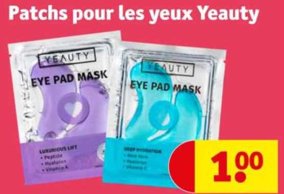 patchs pour les yeux yeauty