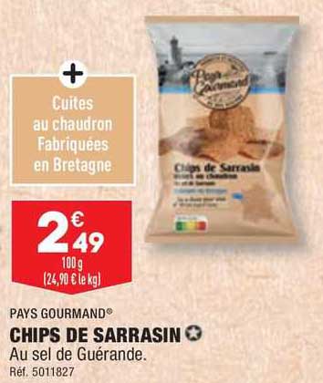 Pays Gourmand Chips De Sarrasin