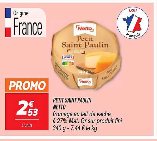 Petit Saint Paulin Netto