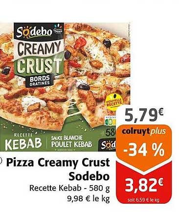 Pizza Creamy Crust Sodebo