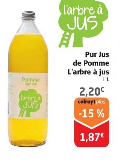 pur jus de pomme l'arbre à jus
