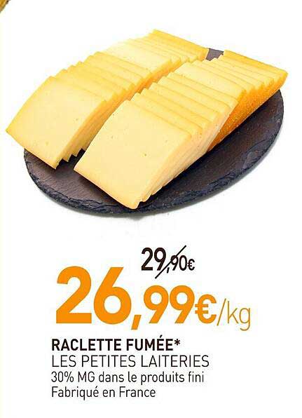 raclette fumée les petites laiteries