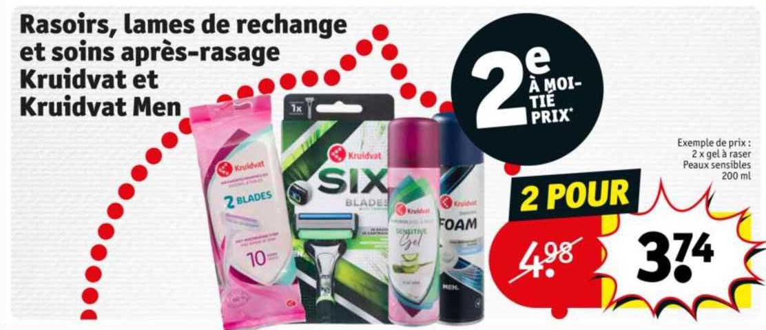 Rasoirs, Lames De Rechange Et Soins Après-rasage Kruidvat Et Kruidvat Men