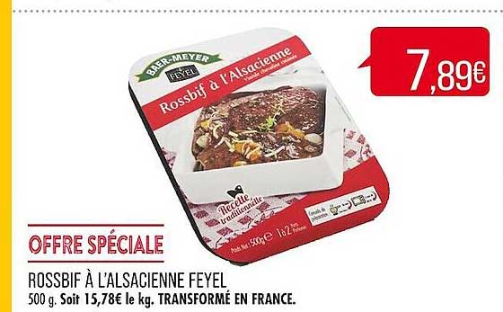 rossbif à l'alsacienne feyel