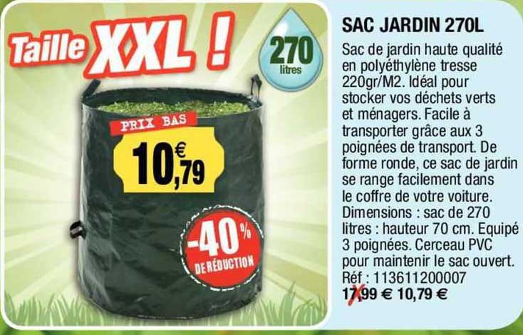 Sac Jardin 270l