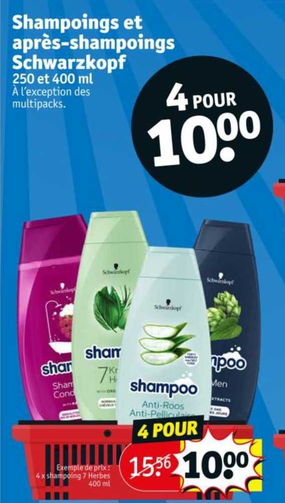 shampoings et après-shampoings schwarzkopf