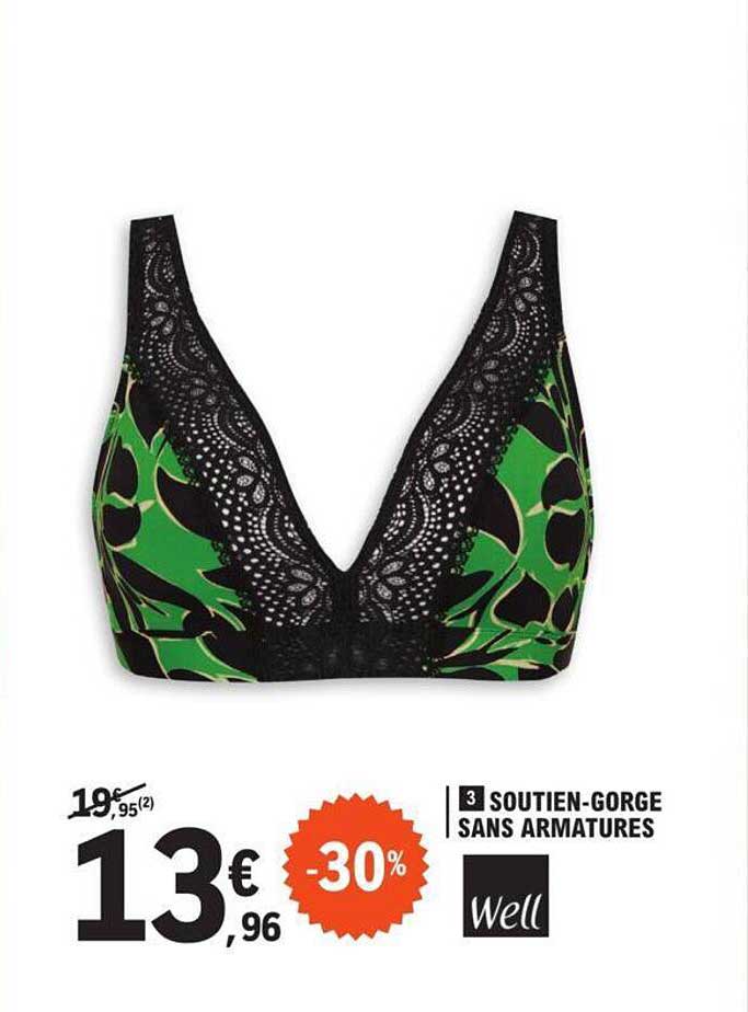 soutien-gorge sans armatures