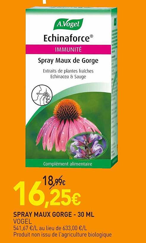 spray maux gorge vogel