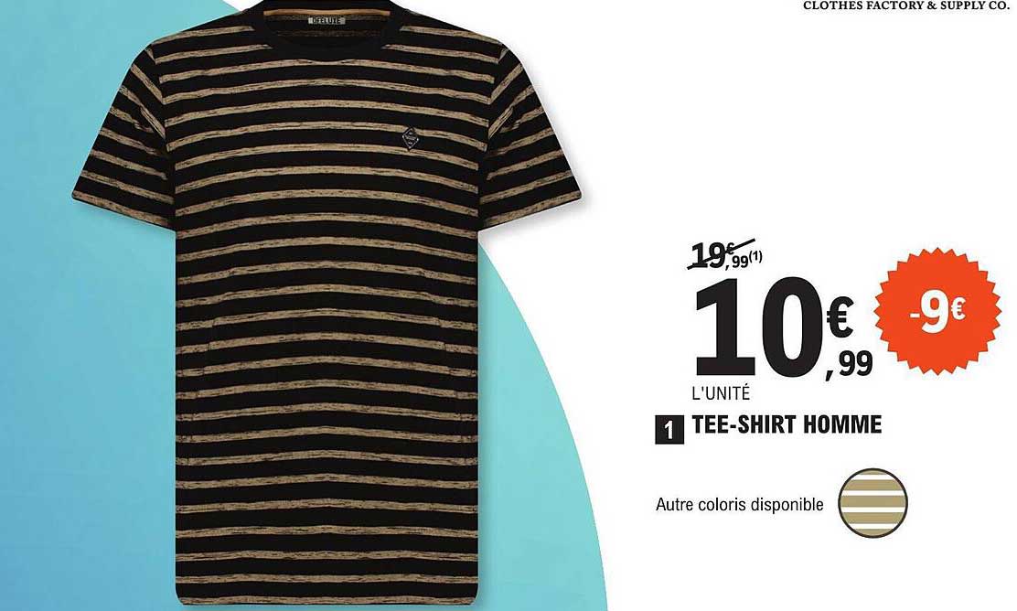 tee-shirt homme clothes factory & supply co.