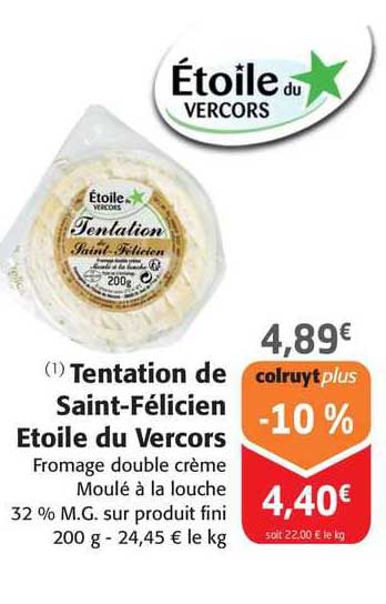 tentation de saint-félicien étoile du vercors