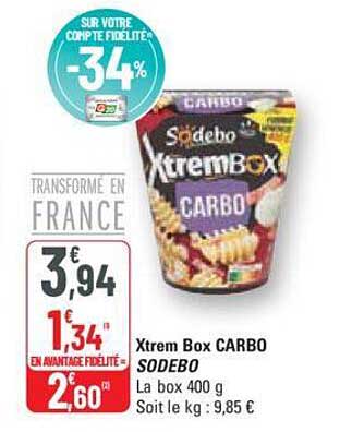 xtrem box carbo sodebo