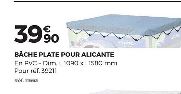 Bâche Plate Pour Alicante