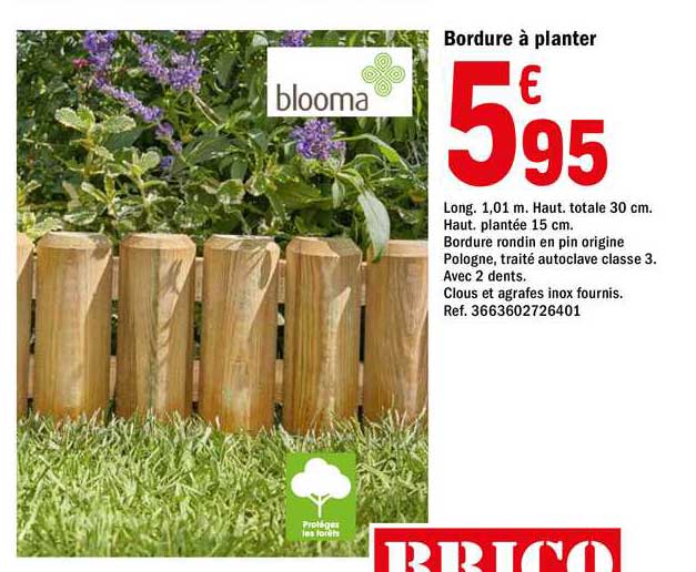 bordure à planter blooma