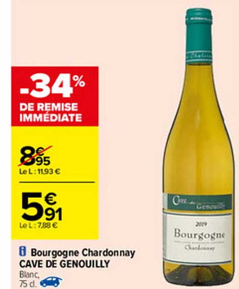 bourgogne chardonnay cave de genouilly