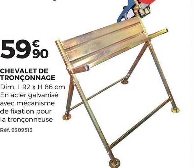 chevalet de tronçonnage