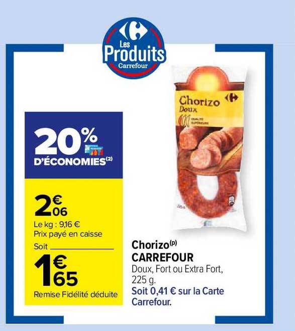 Chorizo Carrefour