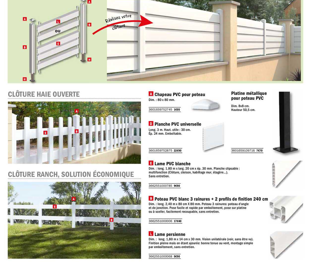 clôture haie ouverte, clôture ranch