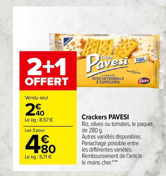 Crackers Pavesi