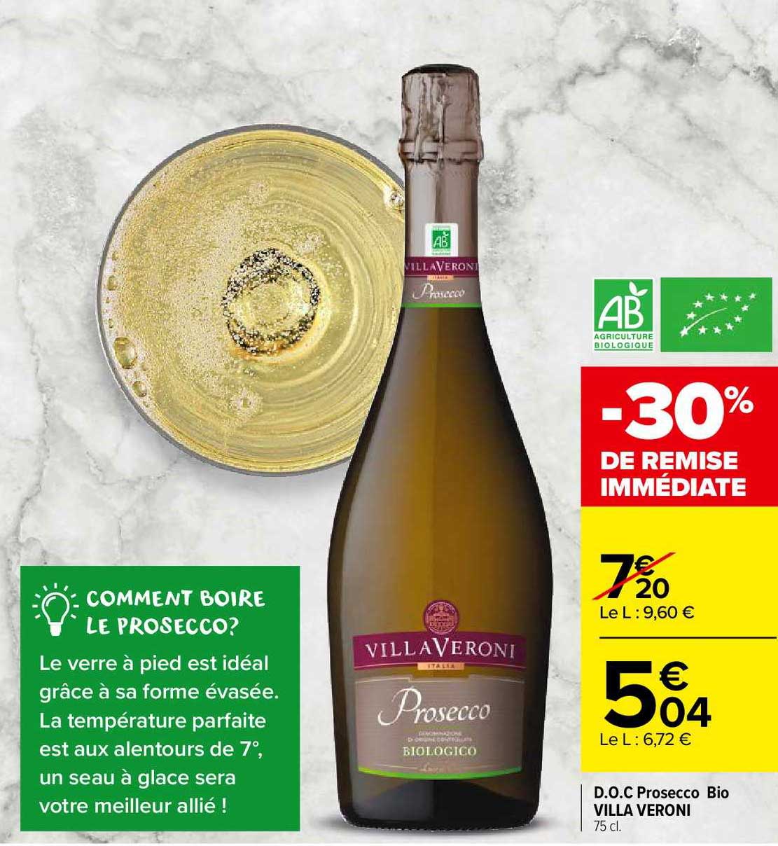 d.o.c. prosecco bio villa veroni