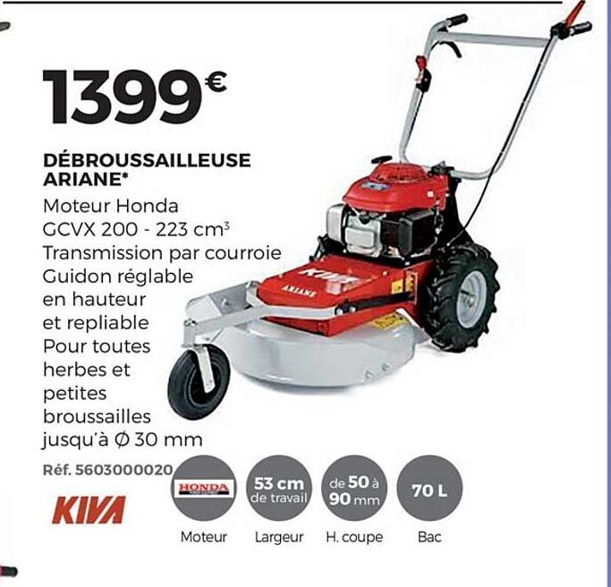 débroussailleuse ariane kiva
