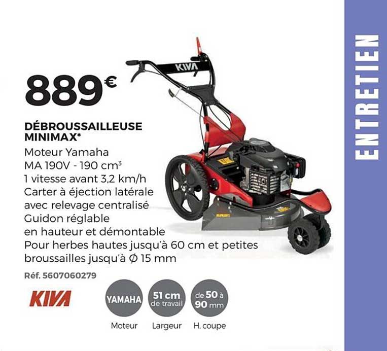débroussailleuse minimax kiva