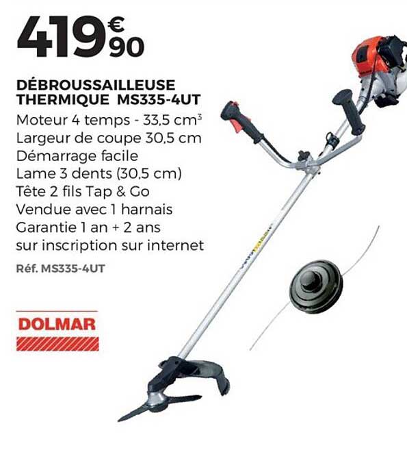 débroussailleuse thermique ms335 4ut dolmar
