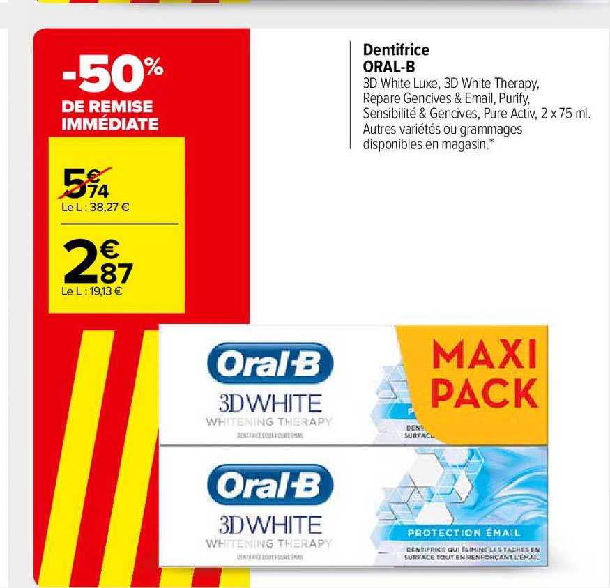 dentifrice oral-b