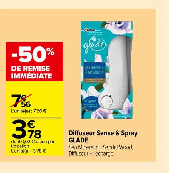 diffuseur sense & spray glade