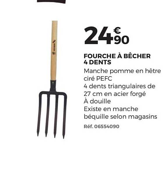 fourche à bêcher 4 dents