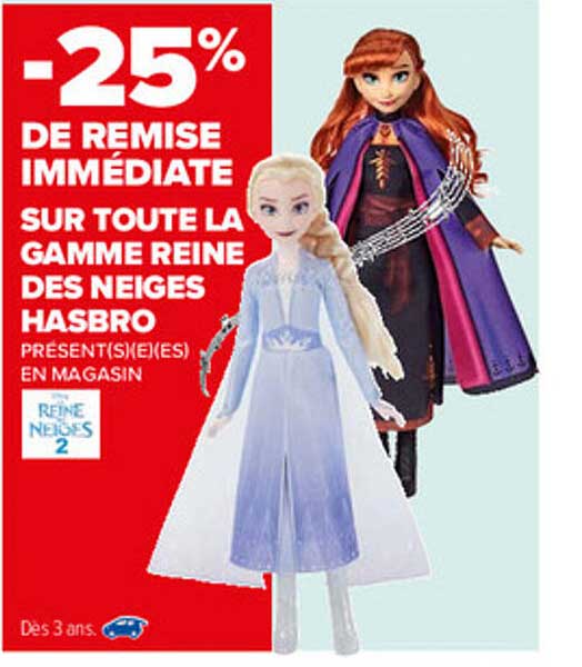 gamme reine des neiges hasbro
