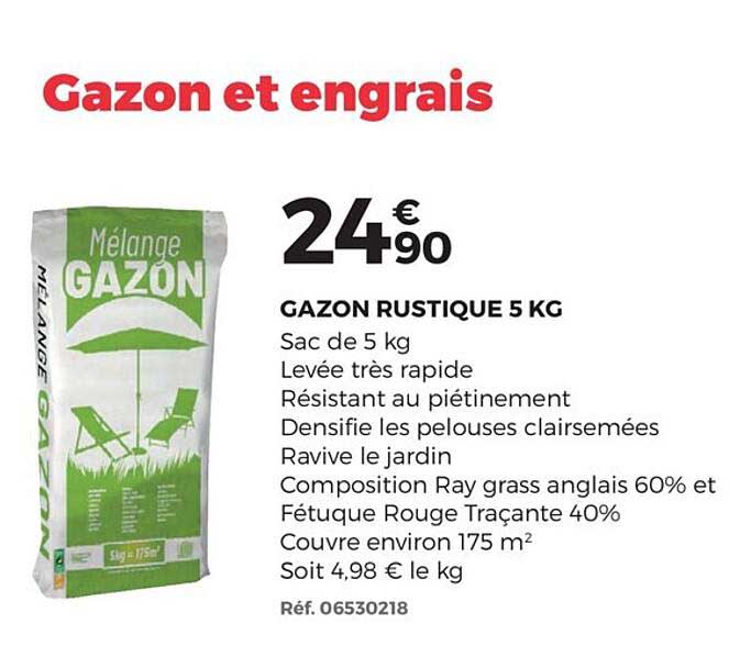 Gazon Rustique 5 Kg