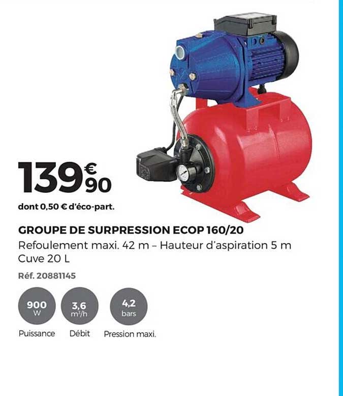 groupe de surpression ecop 160 20