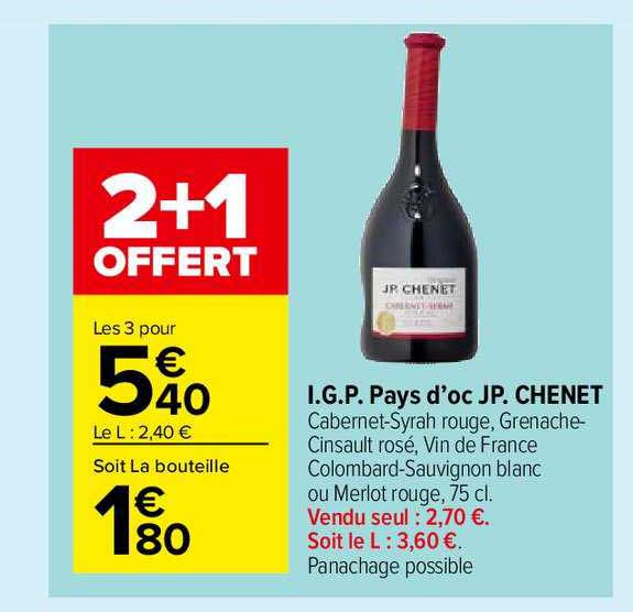 i.g.p. pays d'oc jp. chenet