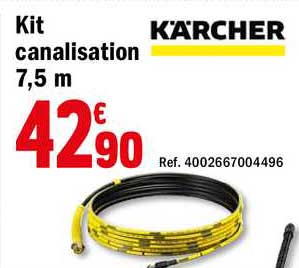 kit canalisation kärcher 7,5 m