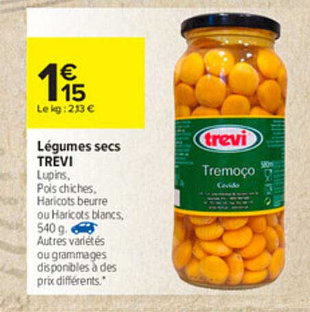 légumes secs trevi