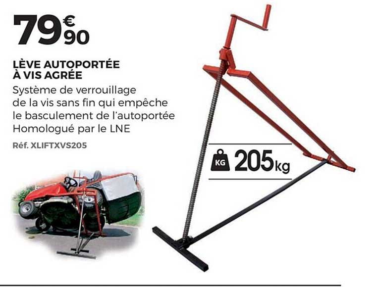 Lève Autoportée à Vis Agrée