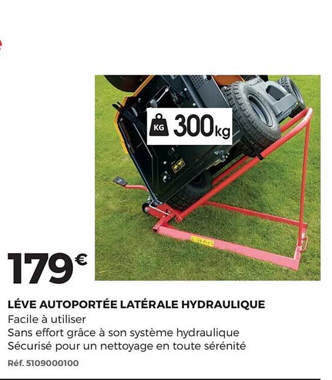 léve autoportée latérale hydraulique