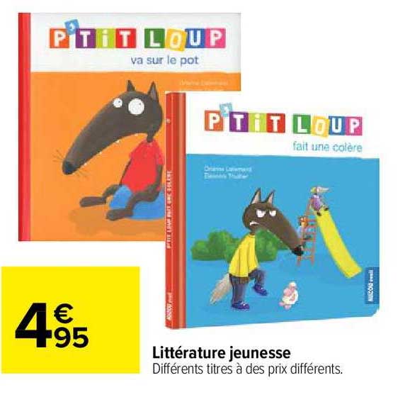 littérature jeunesse p'tit loup