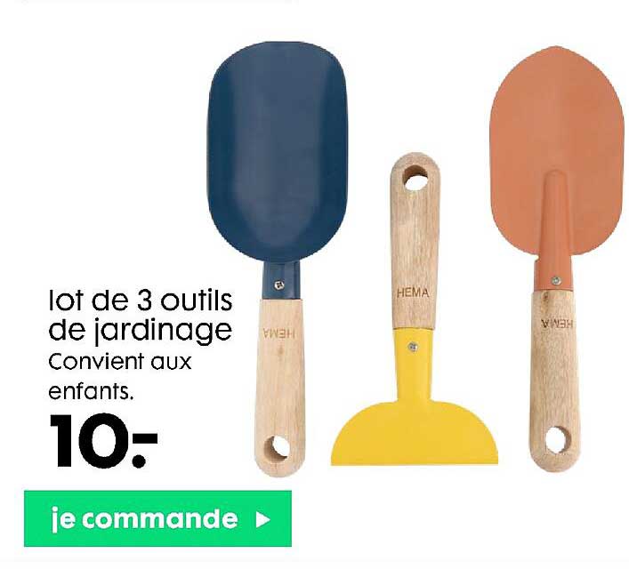 Lot De 3 Outils De Jardinage