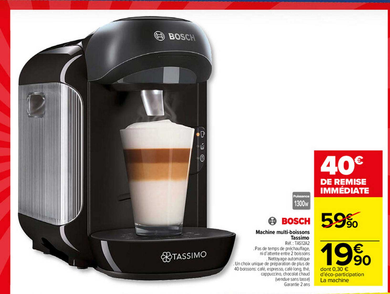 Machine Multi-boissons Tassimo Bosch
