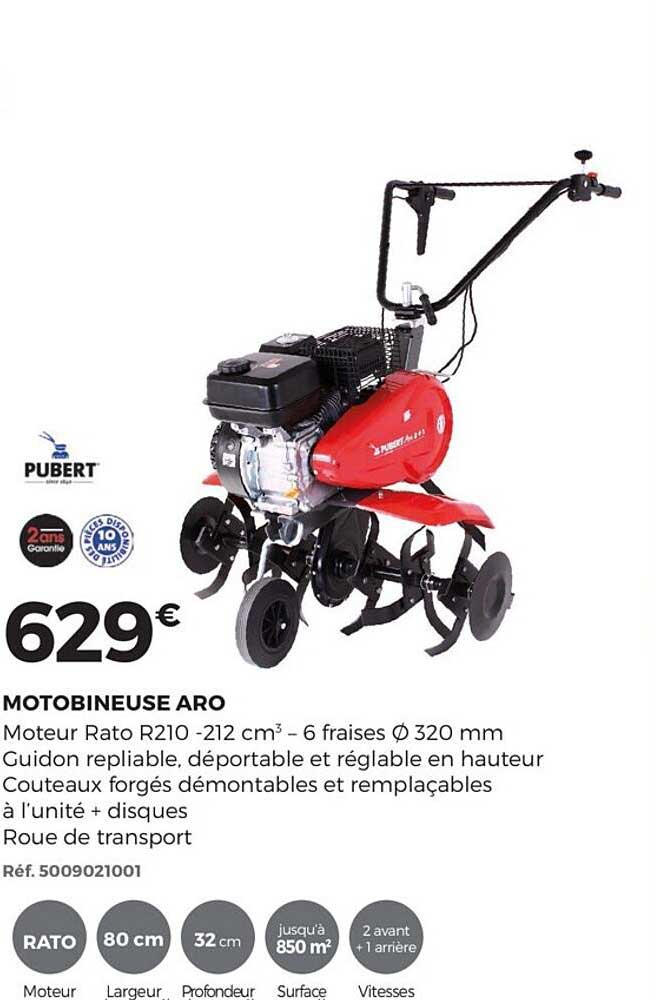 motobineuse aro pubert