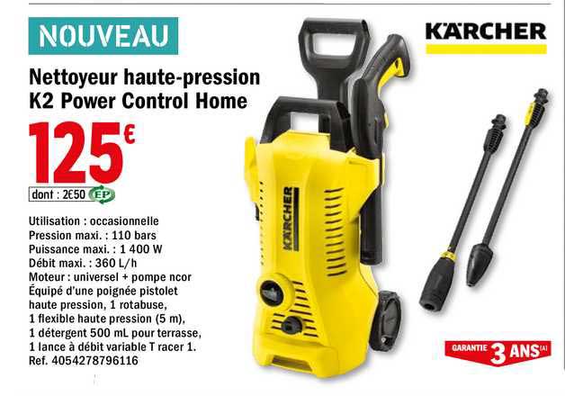 nettoyeur haute-pression k2 power control home kärcher